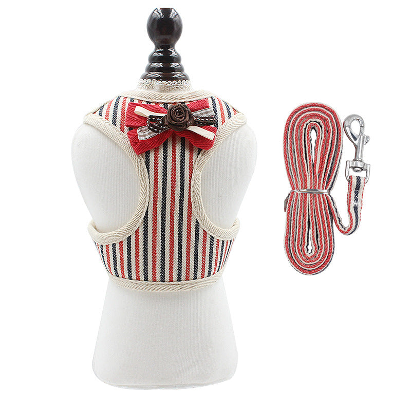 Pet Chest Strap Vest Leash Walking Control Set