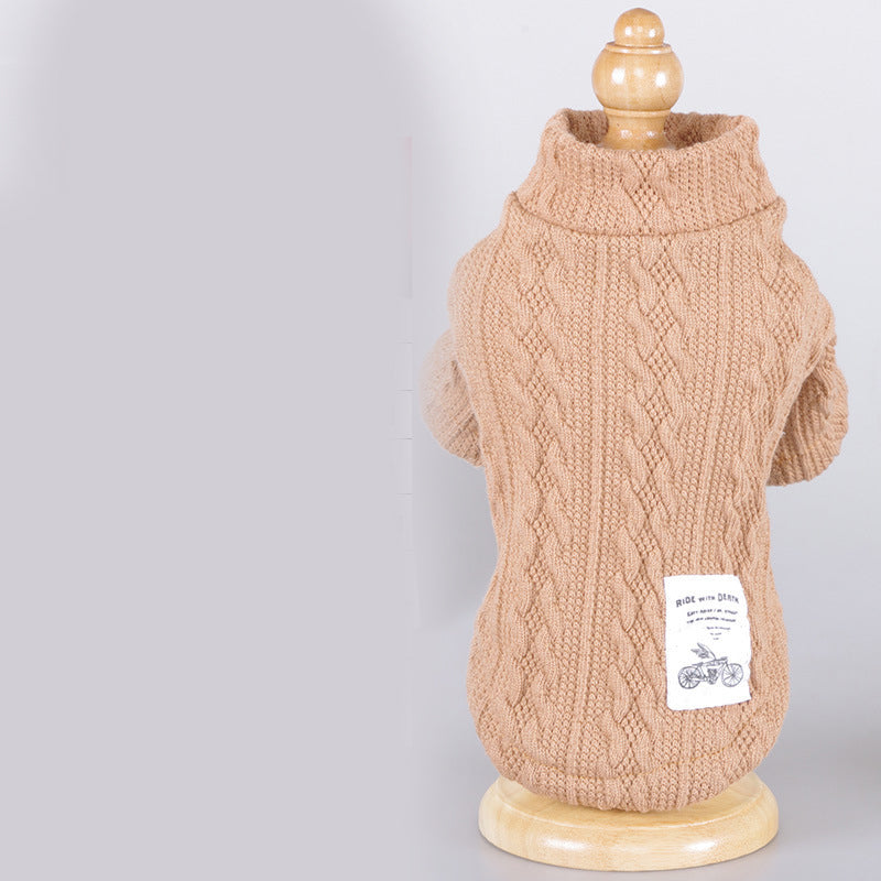 Pet Warm Knitted Sweater Clothing Apparel