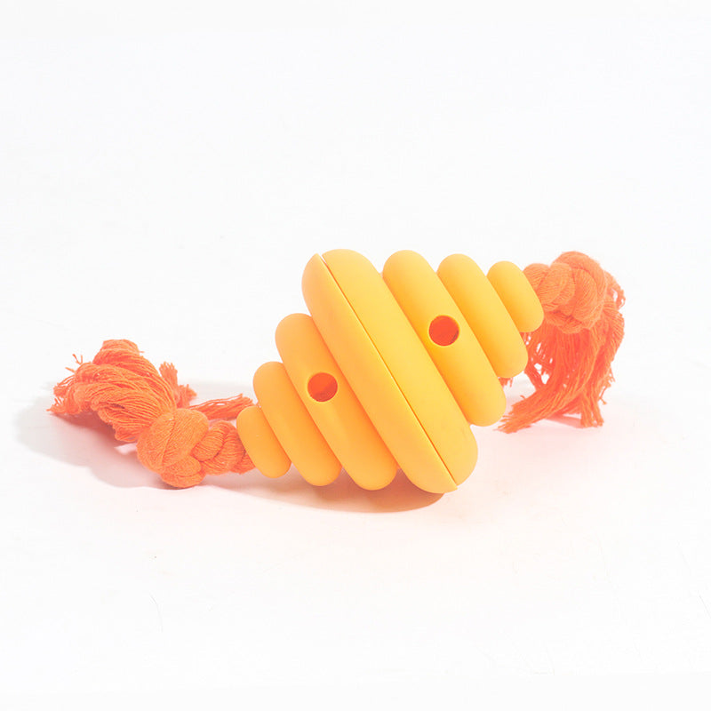 Pet Rope Ball Treat Dispensing Chew Training Toy