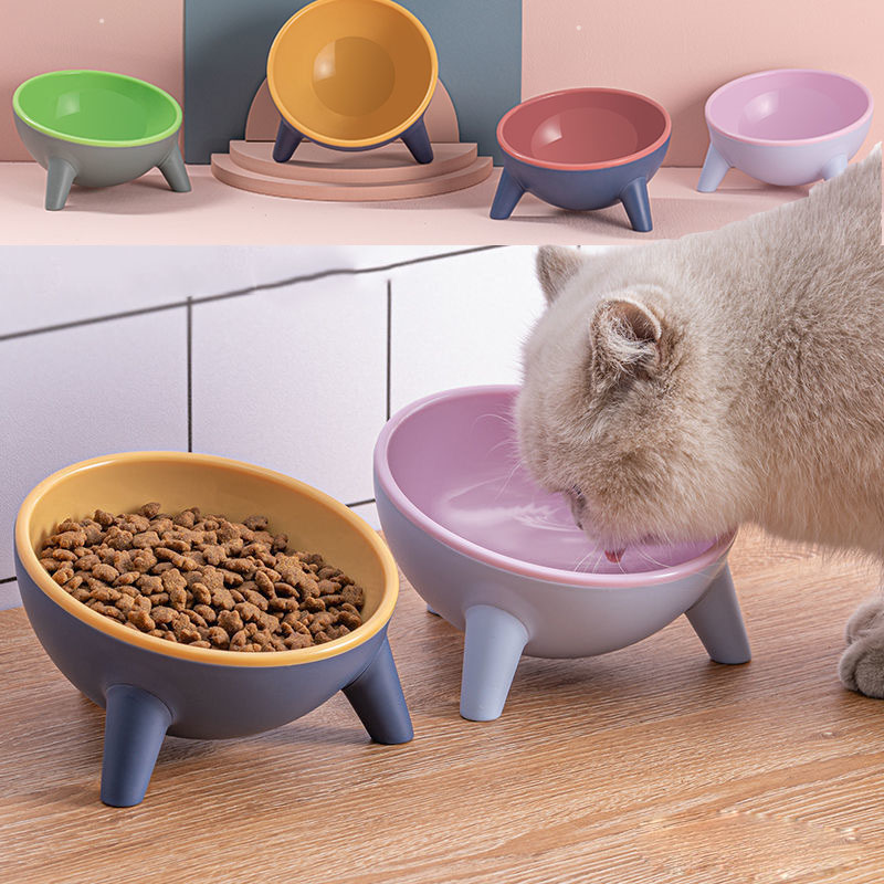 Pet Feeding Bowl With Stand Nordic Style Food Water Feeder
