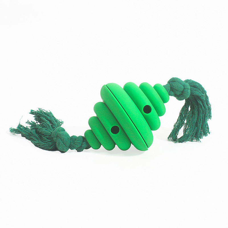 Pet Rope Ball Treat Dispensing Chew Training Toy