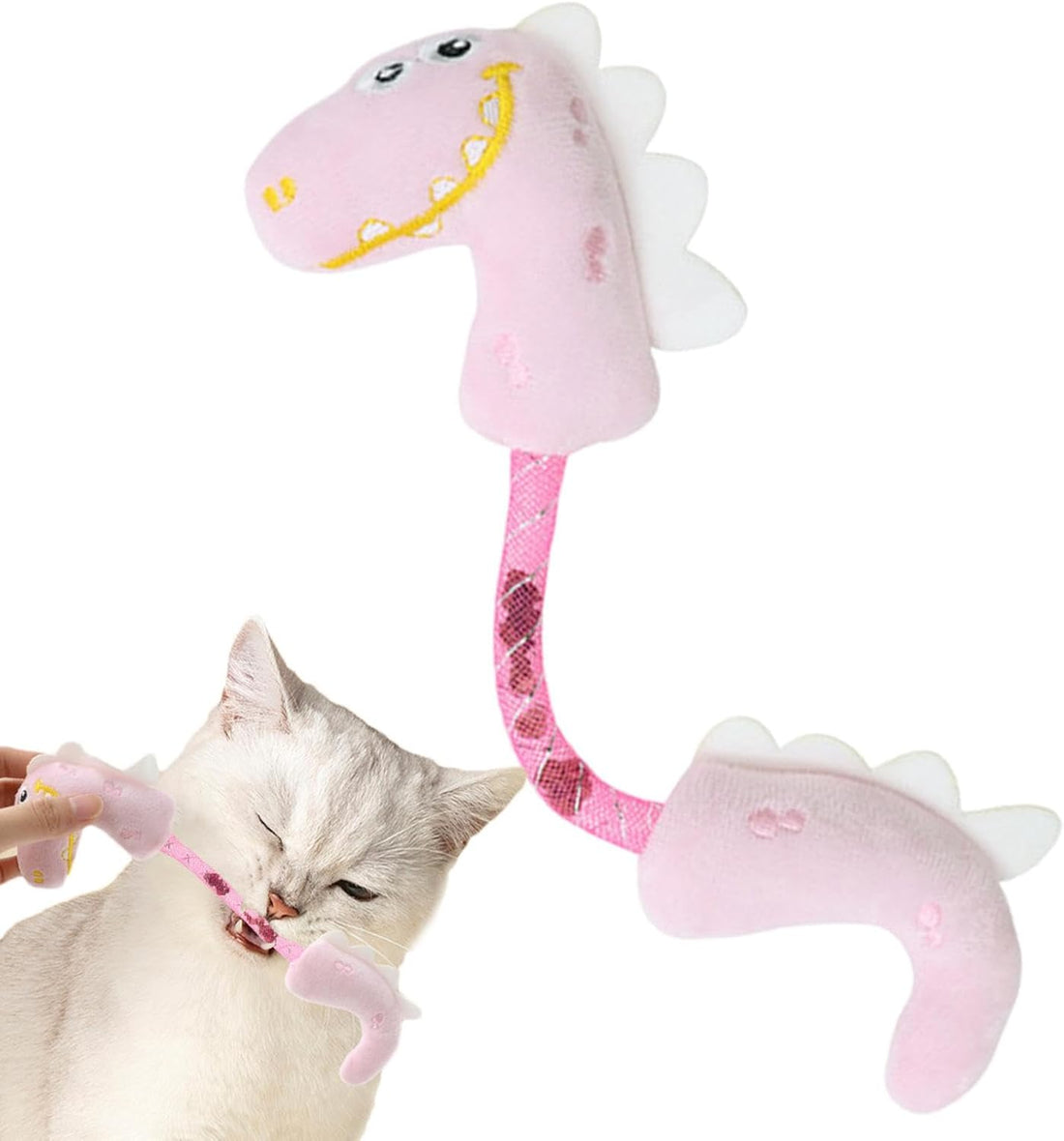 Interactive Pet Chew Toy Teeth Cleaning Catnip Rope Springs