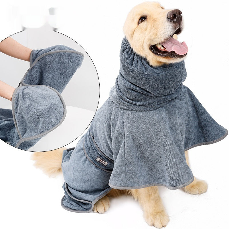 Pet Cotton Bath Towel Strong Water Absorbent Quick Drying Cloth