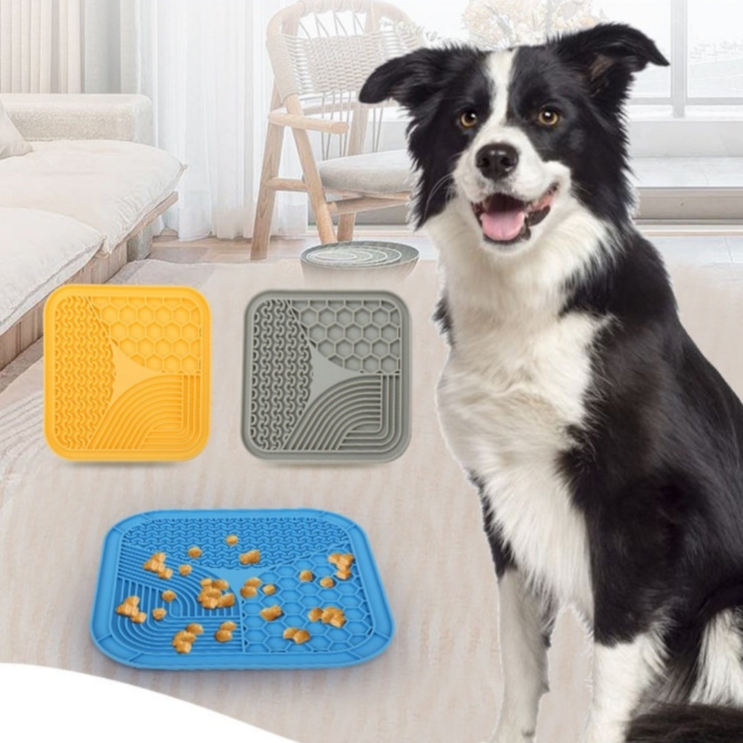 Pet Slow Feeding Anti Choking Licking Pad Bowl