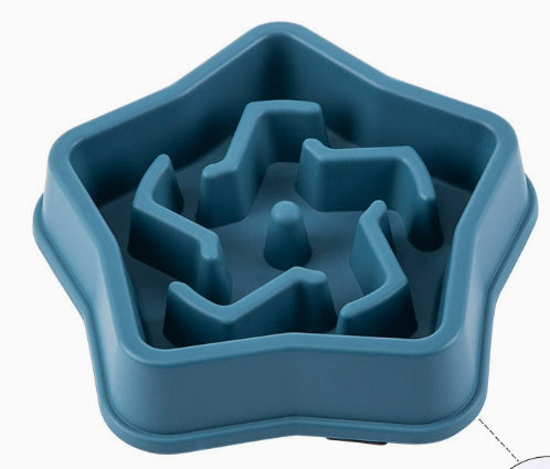 Pet Slow Feeding Anti Choke Anti Skid Bowl