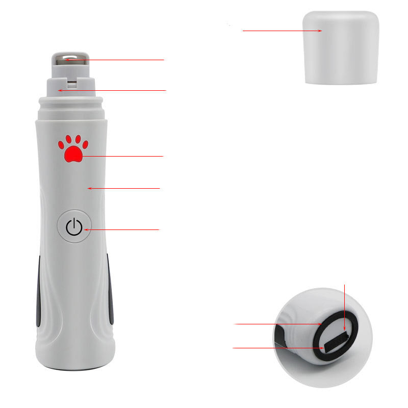 Pet USB Animal Trimmer Grooming Hair Clipper Tool