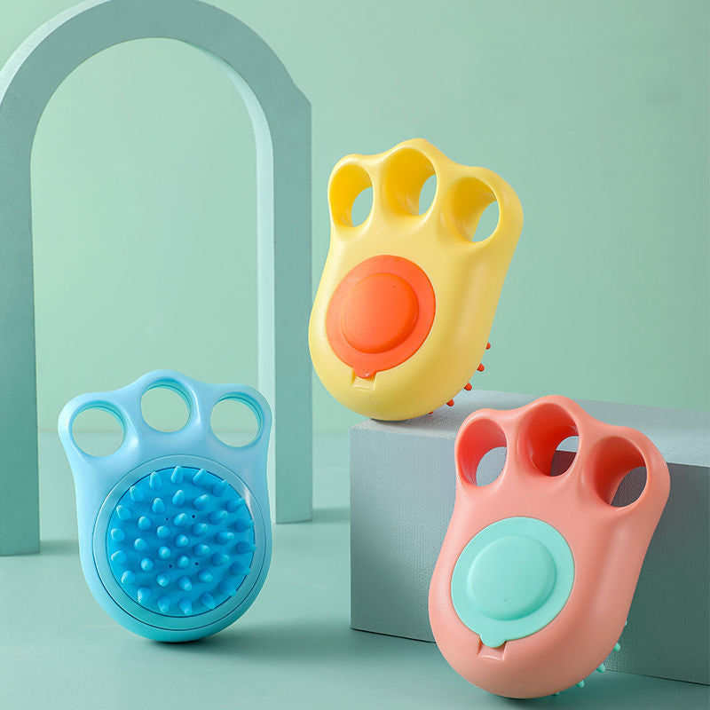 Pet Claw Bath Massage Brush Grooming Comb Cleaning Tool