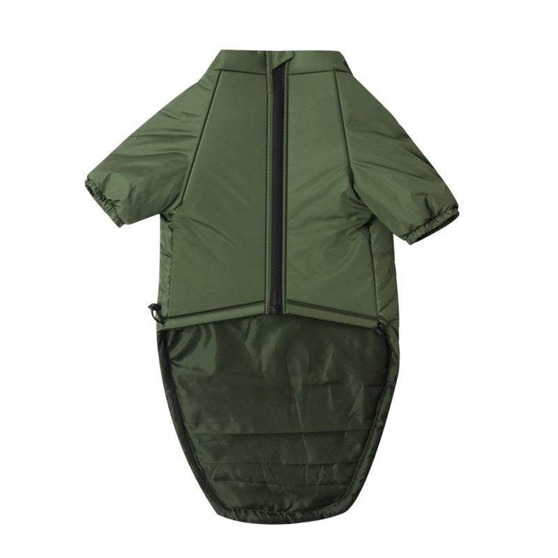 Pet Cotton Two Leg Jacket Warm Clothing Outfit