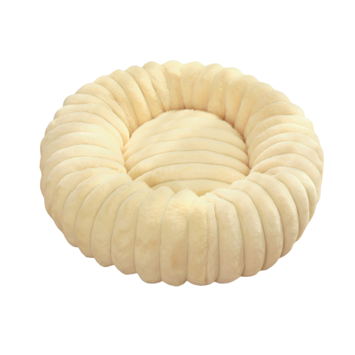 High Weight Plush Round Pet Nest Warm Winter Sleeping Bed