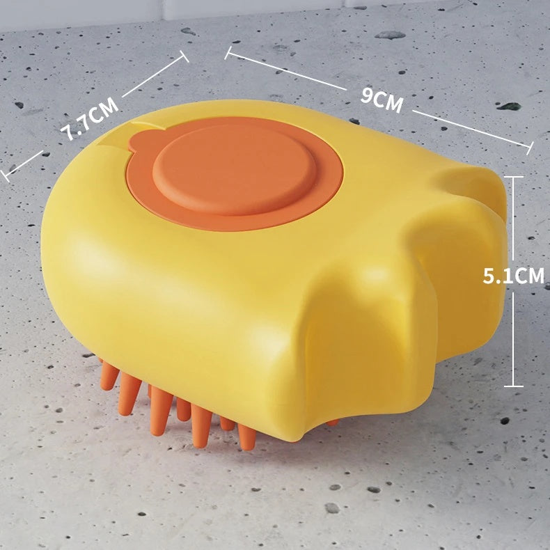 Pet Bath Massage Brush Shampoo Box Grooming Cleaning Comb