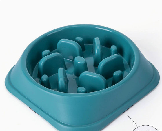Pet Slow Feeding Anti Choke Anti Skid Bowl