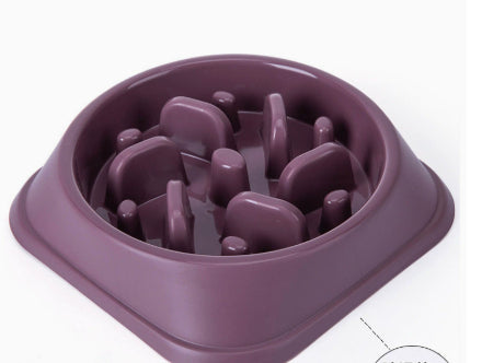 Pet Slow Feeding Anti Choke Anti Skid Bowl