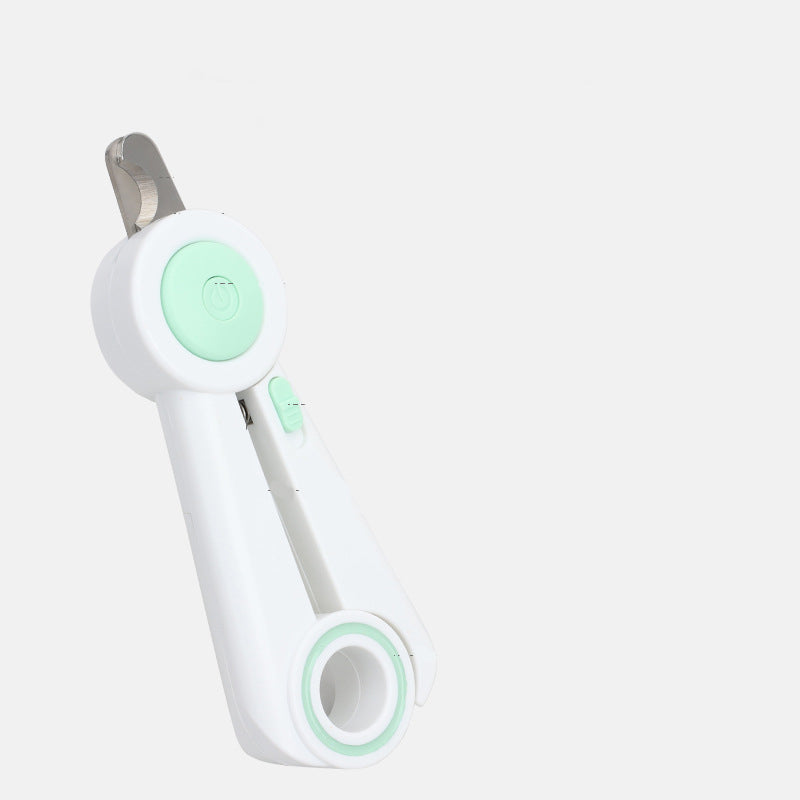 Pet Nail Clippers And Grinder With LED Light Safety Design