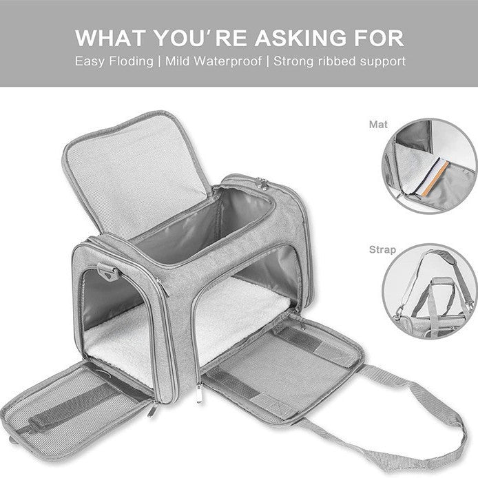 Pet Portable Foldable Carrier Bag Handheld Travel