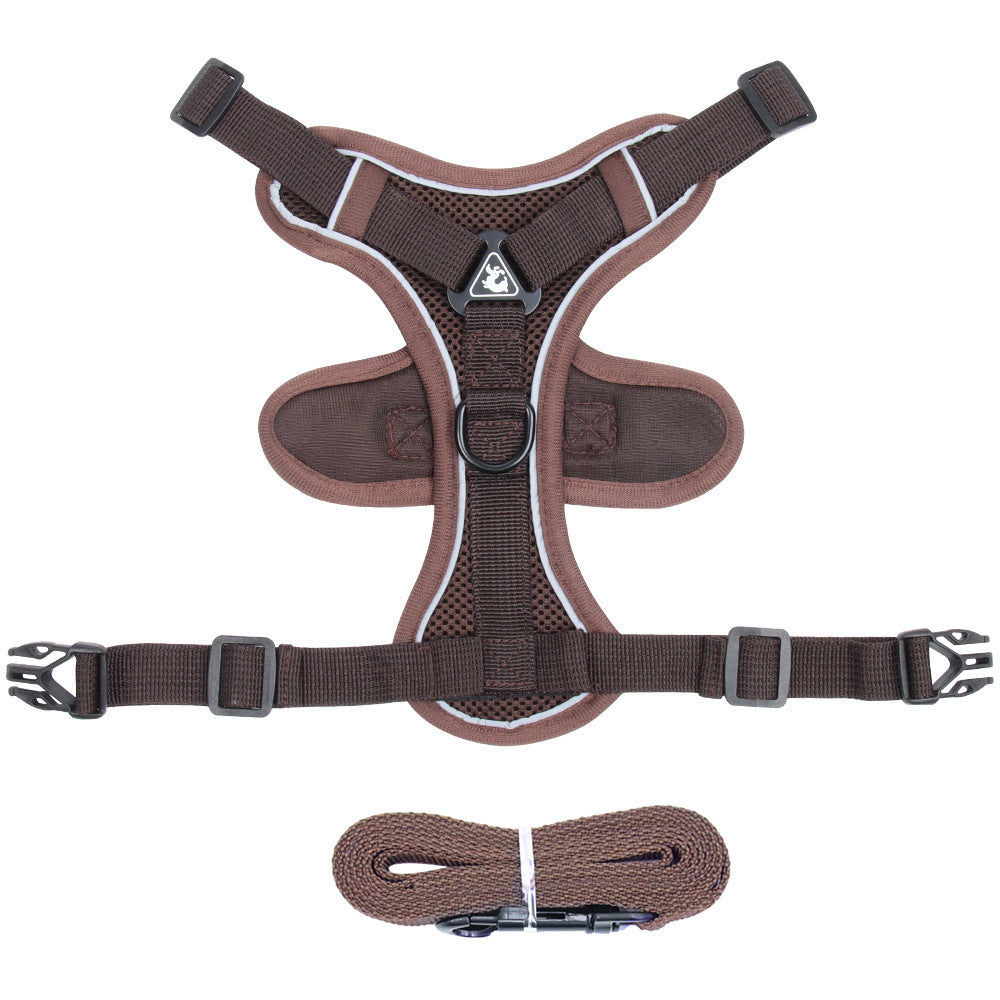 Pet Harness Vest Chest Strap Leash Walking Set