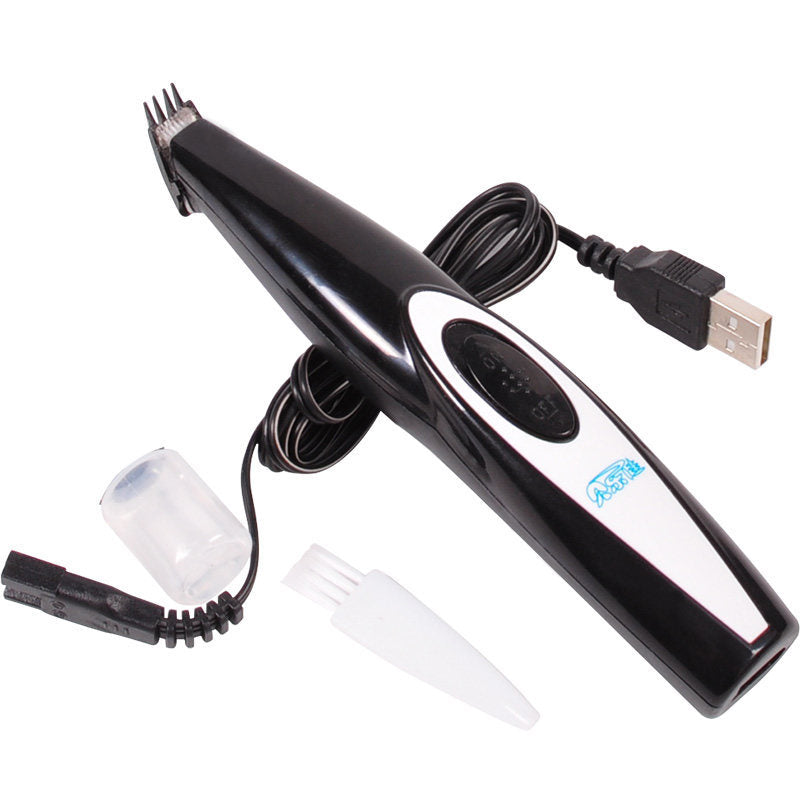 Pet USB Rechargeable Nail Hair Trimmer Grooming Clipper Tool