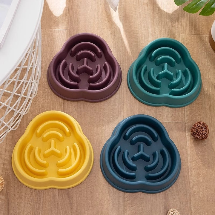 Pet Slow Feeding Anti Choke Anti Skid Bowl