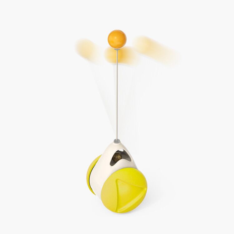 Pet Windmill Turntable Glowing Interactive Toy