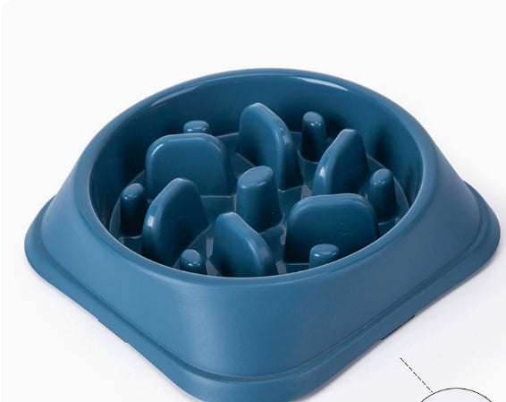 Pet Slow Feeding Anti Choke Anti Skid Bowl