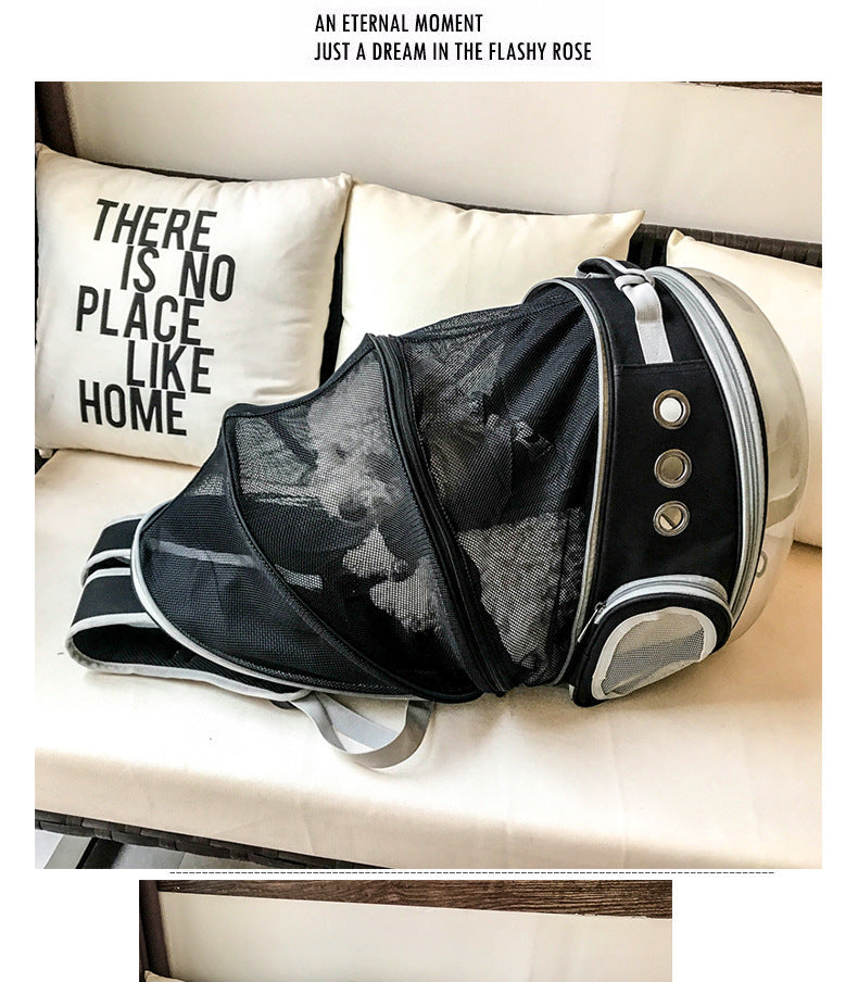 Portable Space Capsule Pet Backpack Carrier With 360 View