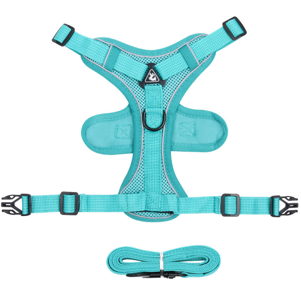 Pet Harness Vest Chest Strap Leash Walking Set