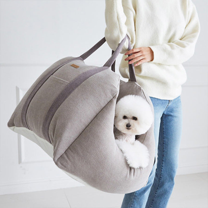 Waterproof Portable Pet Car Carrier Seat Basket For Travel Safety