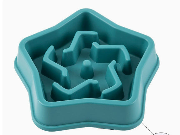 Pet Slow Feeding Anti Choke Anti Skid Bowl
