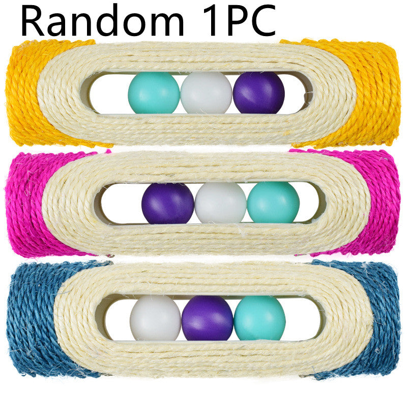 Long Sisal Drum Pet Toy Interactive Scratching Roller