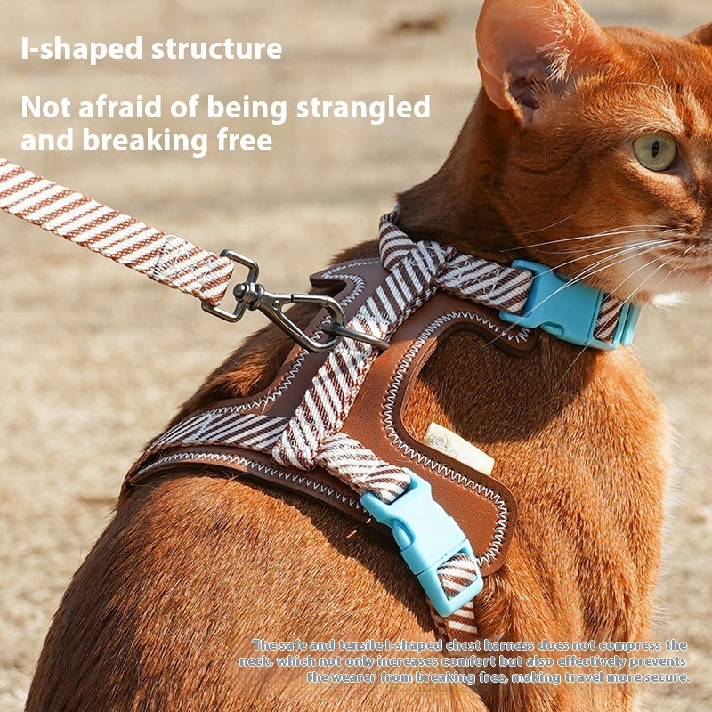 Adjustable Pet Harness Anti Loose Secure Walking Leash
