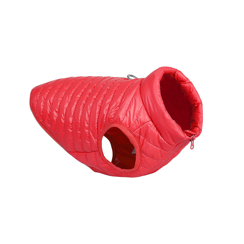 Pet Autumn Winter Nylon Zipper Jacket Clothing Apparel