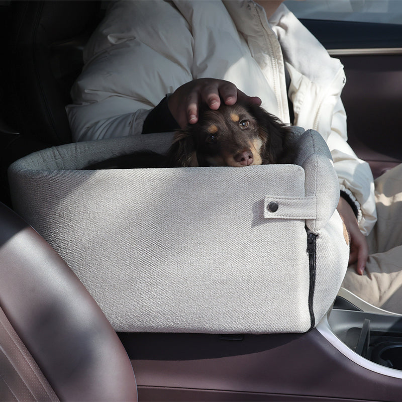 Portable Central Car Pet Seat Bed Carrier For Safe Travel