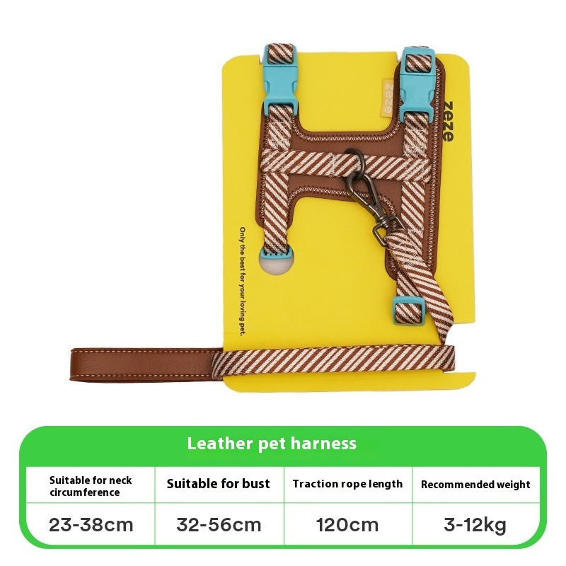 Adjustable Pet Harness Anti Loose Secure Walking Leash