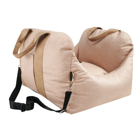 Waterproof Portable Pet Car Carrier Seat Basket For Travel Safety