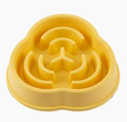 Pet Slow Feeding Anti Choke Anti Skid Bowl