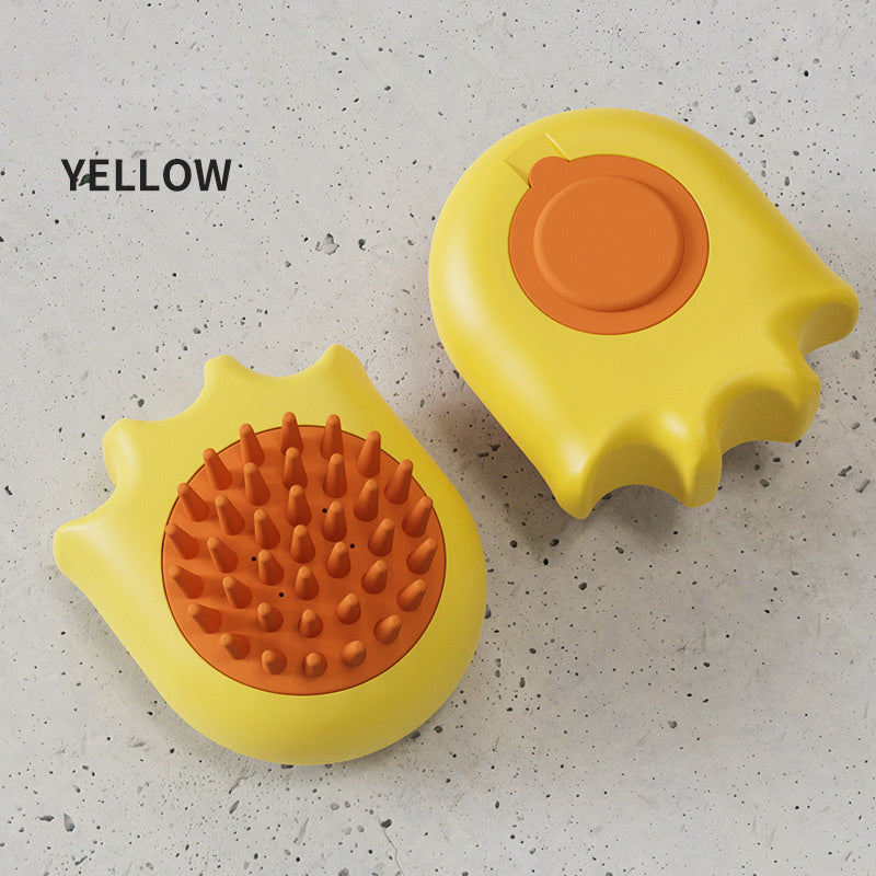 Pet Bath Massage Brush Shampoo Box Grooming Cleaning Comb