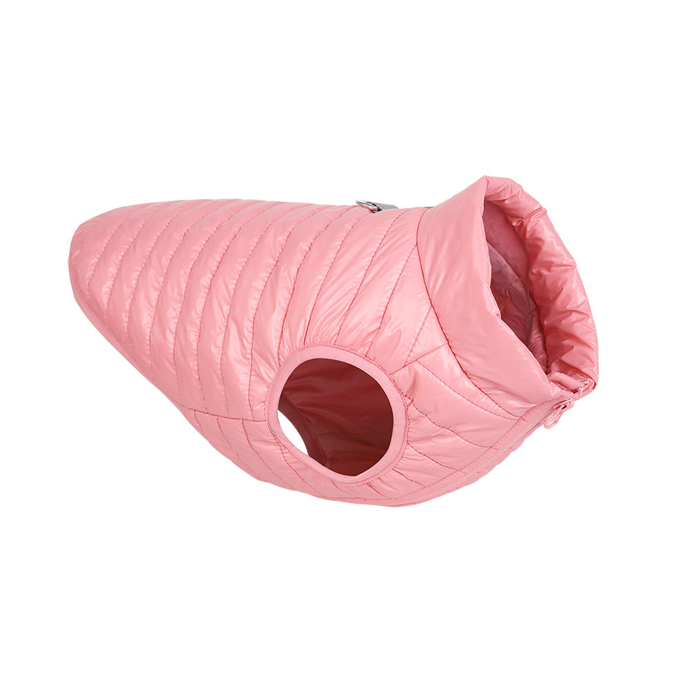 Pet Autumn Winter Nylon Zipper Jacket Clothing Apparel