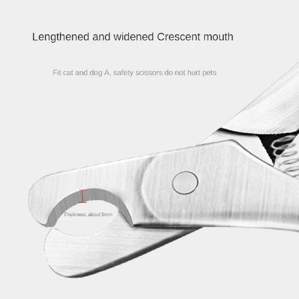 Professional Stainless Steel Pet Nail Clipper For Safe Grooming
