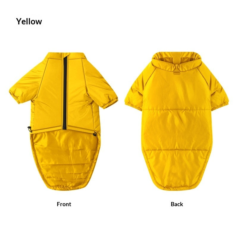 Pet Cotton Two Leg Jacket Warm Clothing Outfit