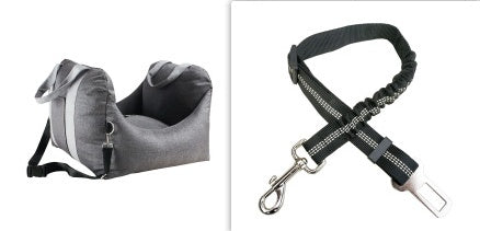 Waterproof Portable Pet Car Carrier Seat Basket For Travel Safety