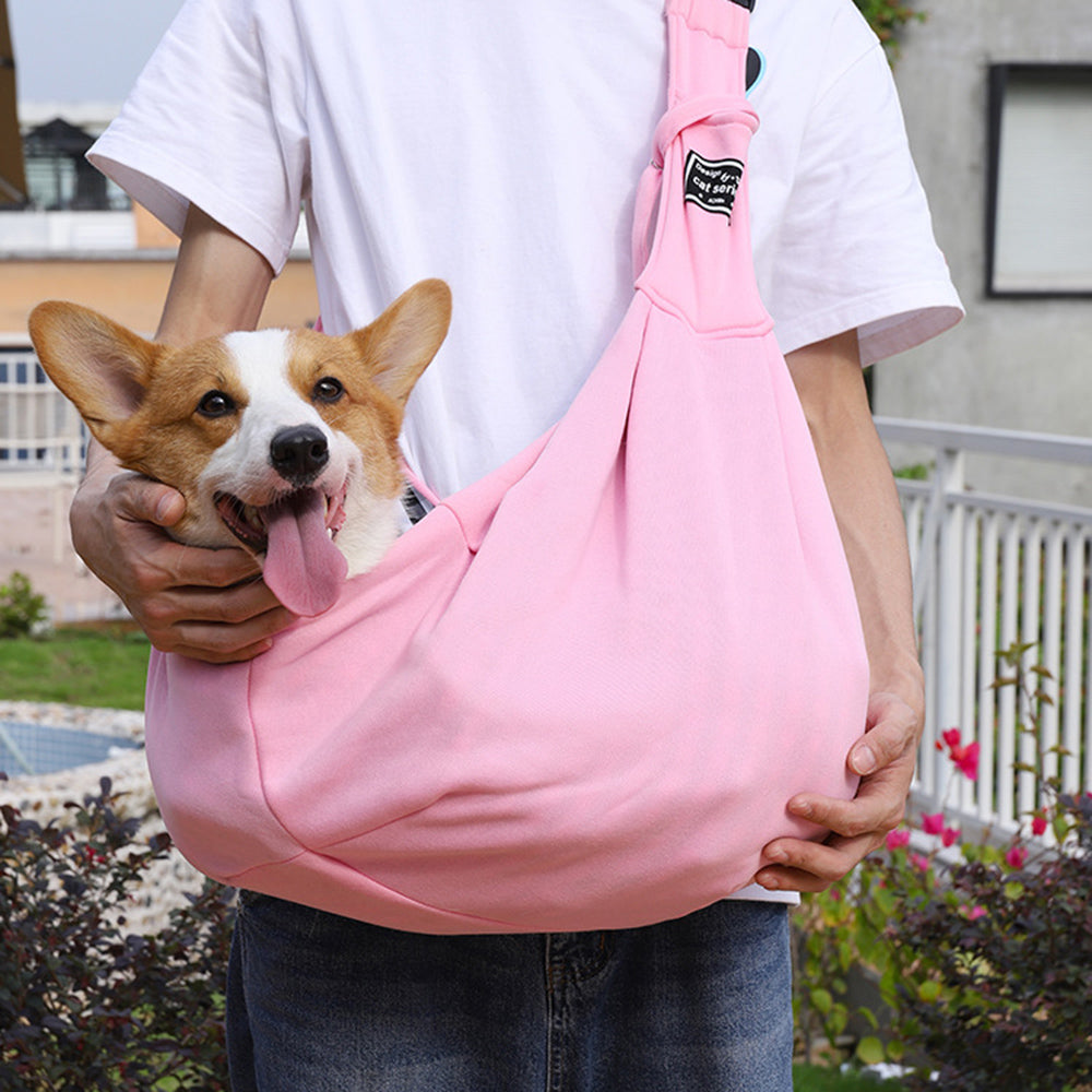 Portable Single Shoulder Pet Carrier Bag For Travel Comfort