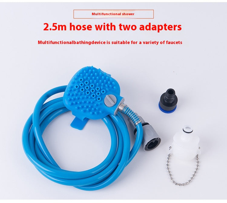 Pet Silicone Bathing Gloves Shower Massage Grooming Brush