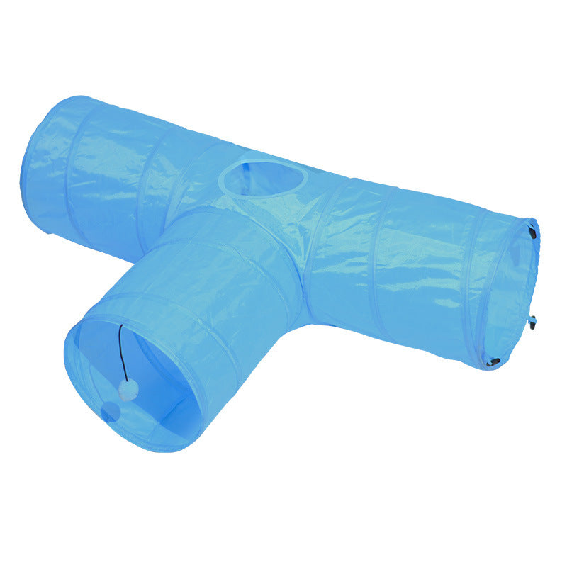 Foldable Pet Tunnel Climbing Path Interactive Play Toy