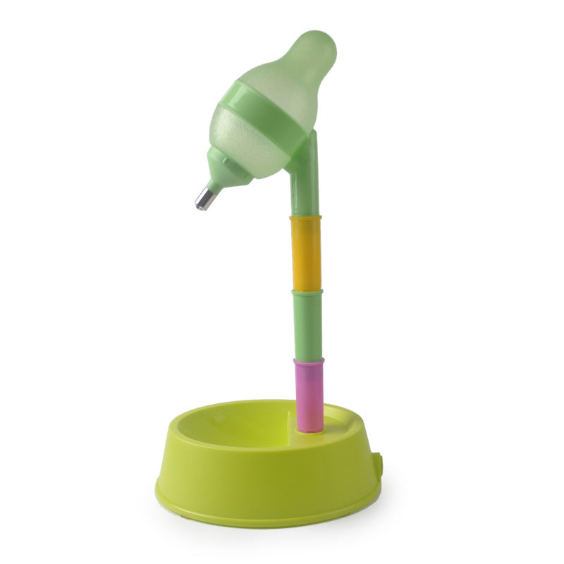 Automatic Pet Water Dispenser Adjustable Height Drinking Fountain Feeder