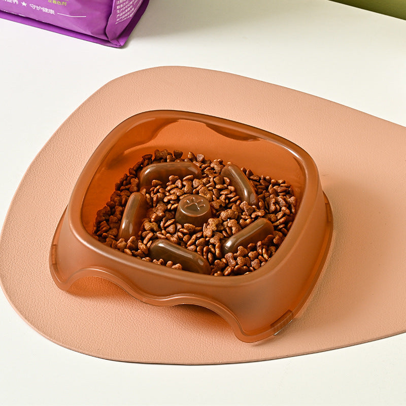 Pet Slow Feeding Anti Choking Water And Food Bowl