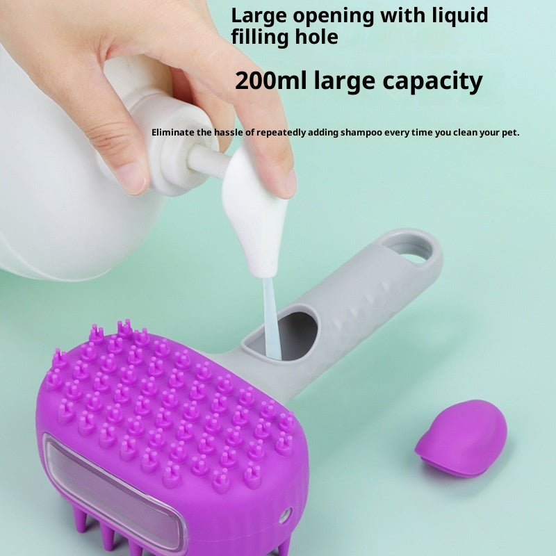 Pet Shower Brush Floating Hair Cleaning Bath Grooming Tool