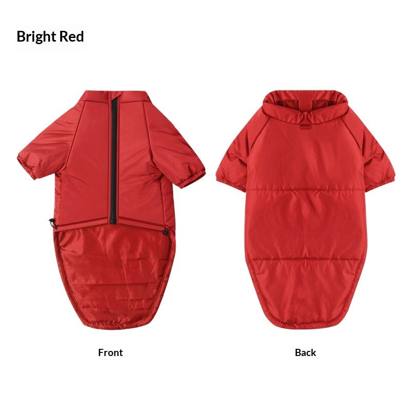 Pet Cotton Two Leg Jacket Warm Clothing Outfit