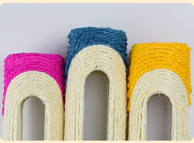 Long Sisal Drum Pet Toy Interactive Scratching Roller