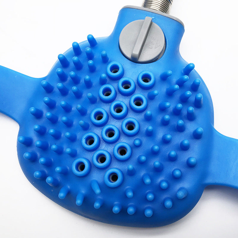 Pet Outdoor Bath Shower Cleaning Brush Grooming Tool