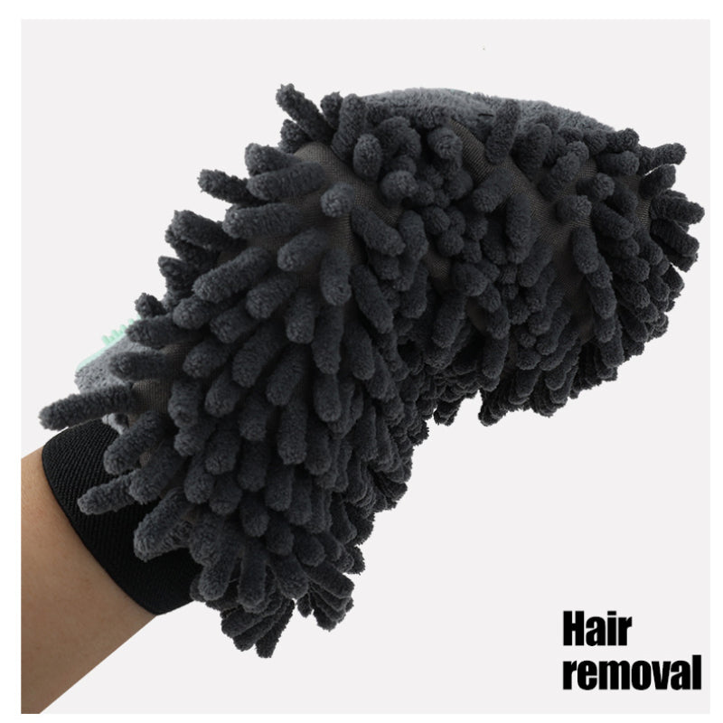 Pet Bathing Brush Grooming Glove Dual Sided Massage Cleaning Tool