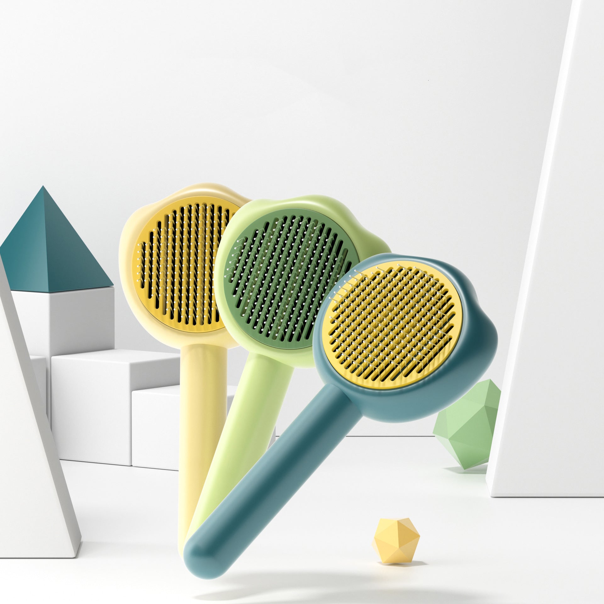 Self Cleaning Pet Grooming Comb For Hair Removal And Care